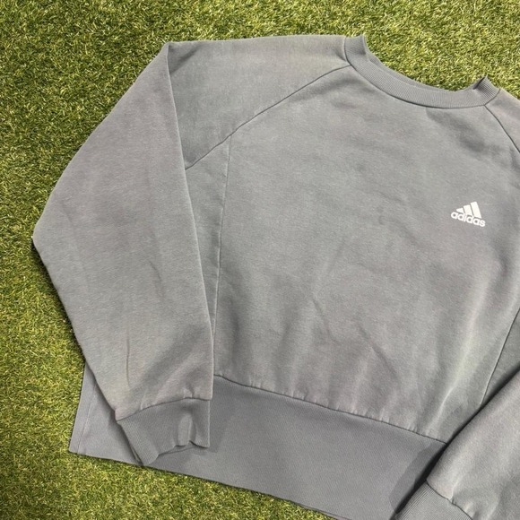 Adidas Grey High-Waisted Sweatpants - Picture 2 of 6